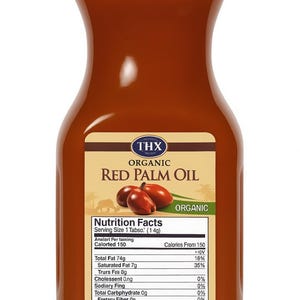 THXFOODS Pure rode palmolie, 16 oz, natuurlijke Afrikaanse palmfruitolie