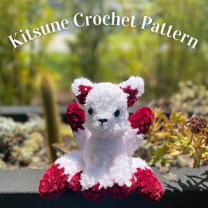 Kitsune Crochet Pattern: Amigurumi Fox (PDF Pattern)