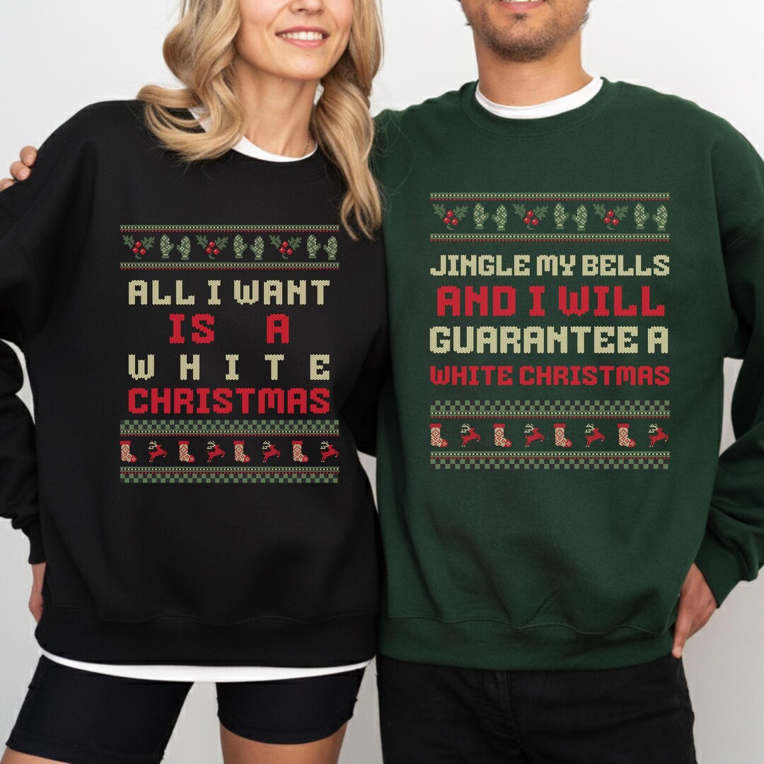 Inappropriate Sweaters Christmas Couple Inappropriate Shirt, Christmas Pajamas, Naughty ...