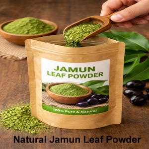 Organic Jamun Leaves Powder | Natural Herbal Powder for Daily Health | No Chemicals