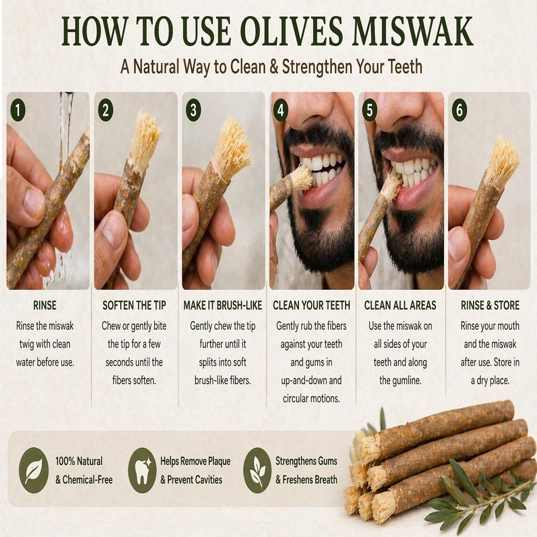 Datun Paper Toothbrush Herbal Miswak Sticks Olive Jetun Datun Natural Toothbrush Organic Teeth ...