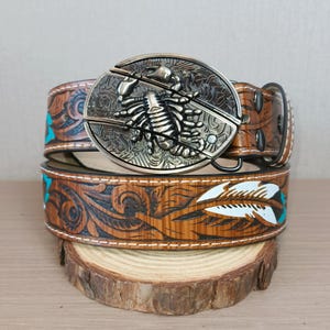 Scorpion Belt Buckle | Western Cowboy Belt Buckle | Personalized Hidden Design Belt Buckles | Trendy Belt Buckles | Gifts for Him