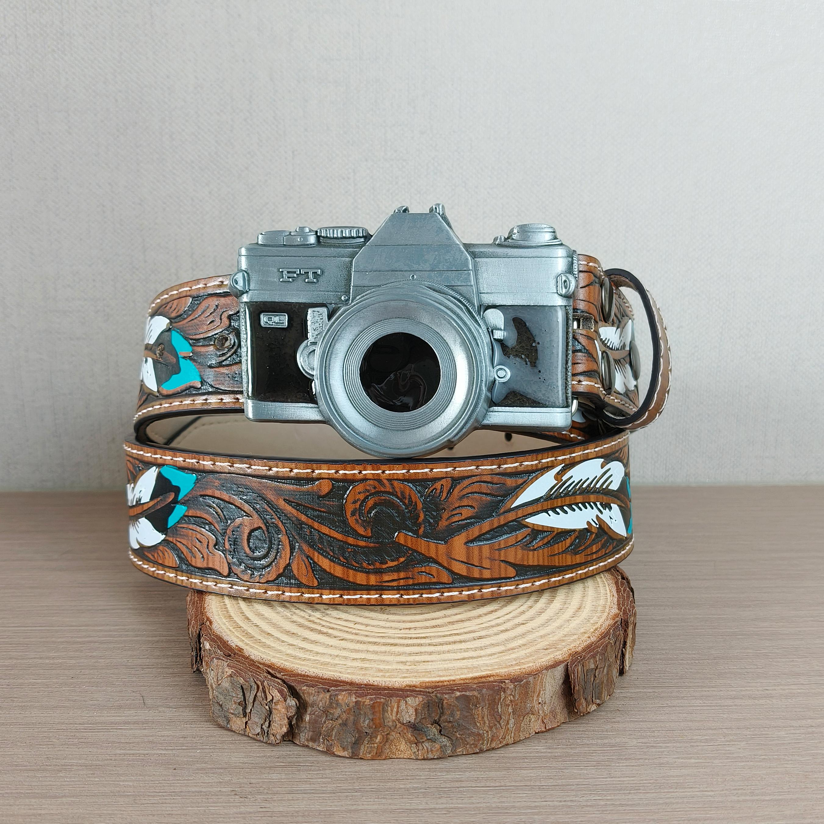 Vintage 70s Ricoh Camera Belt Buckle Vintage Camera Belt Buckle - Etsy main image 3