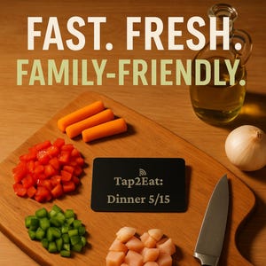 Scheda NFC per la pianificazione dei pasti in famiglia: menu generati automaticamente e liste della spesa intelligenti immagine 5