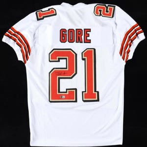 Frank Gore Signed Custom San Francisco 49ers Jersey with Beckett Hologram