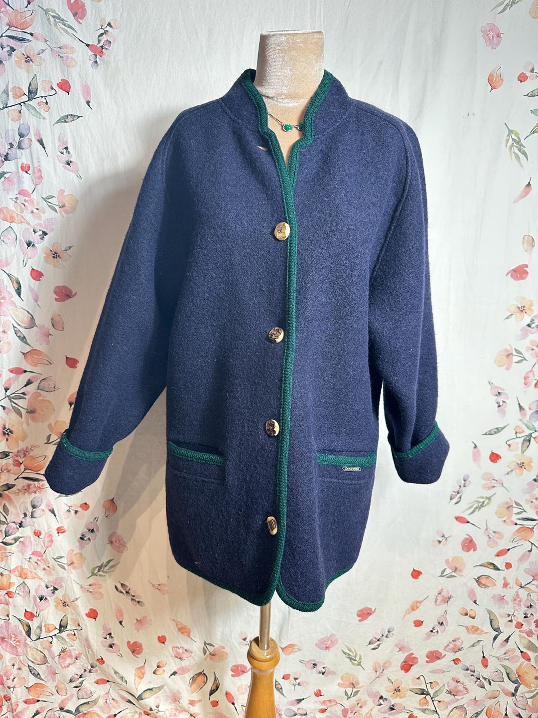 SIGI SCHEIBER チロリアンジャケット MADE IN AUSTRIA Vintage Austrian Sigi Scheiber Jacket in Pure Virgin Wool
