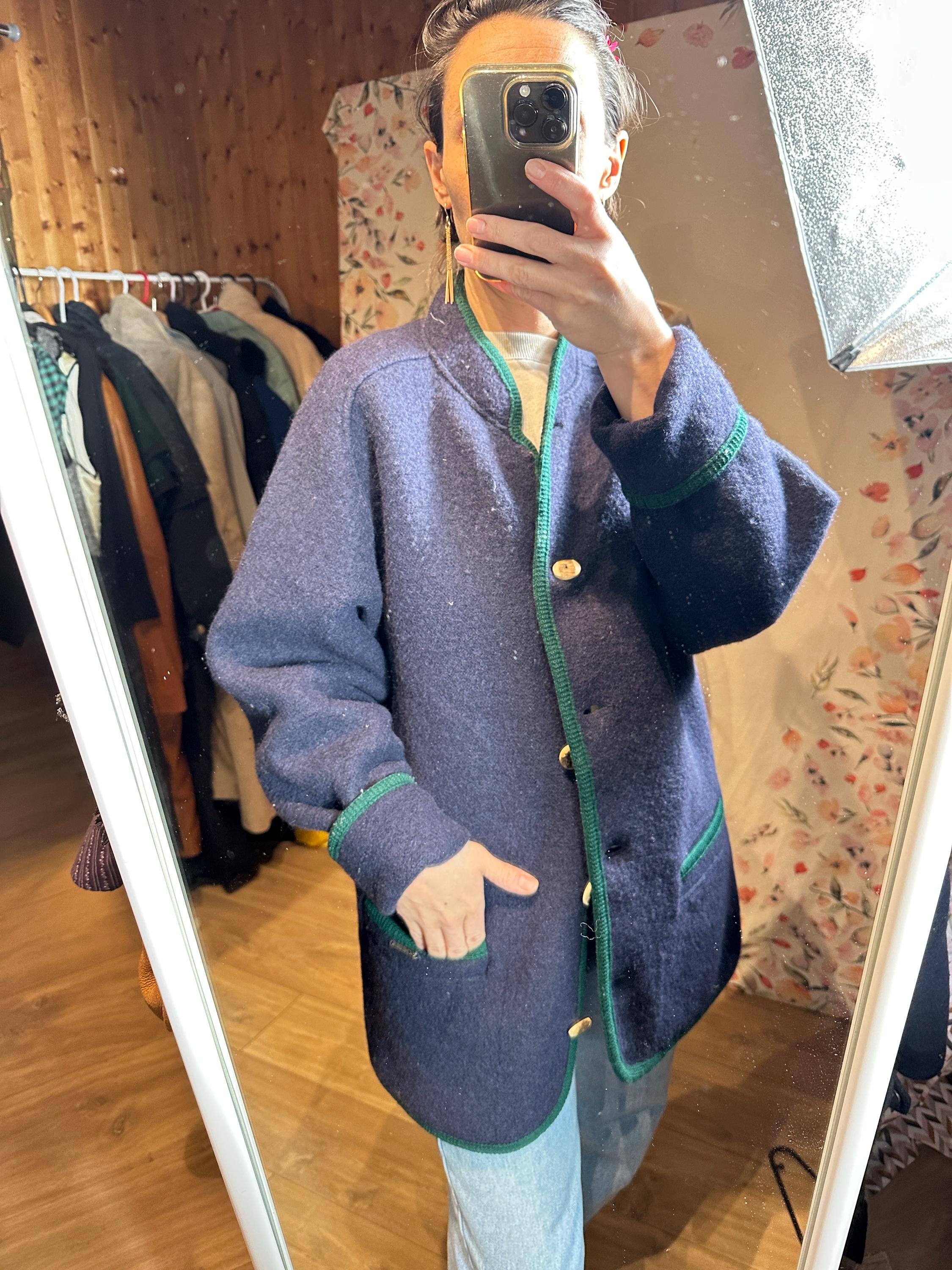 Vintage Austrian Sigi Scheiber Jacket in Pure Virgin Wool