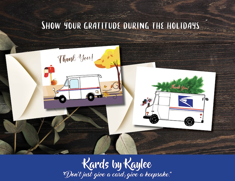for Letter Carrier my USPS Thank You Card for my Mail Carrier my Postal Worker Card for the Person who delivers the mail