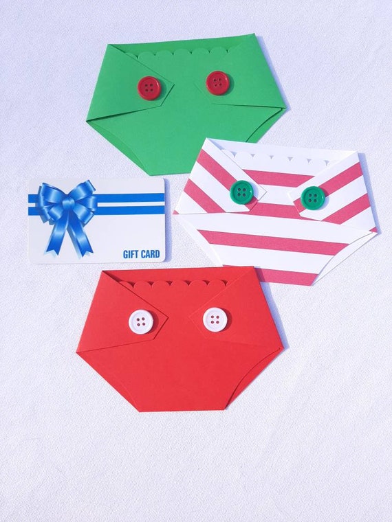 Christmas Baby Shower Gift Card Holder Baby's First Christmas Gift