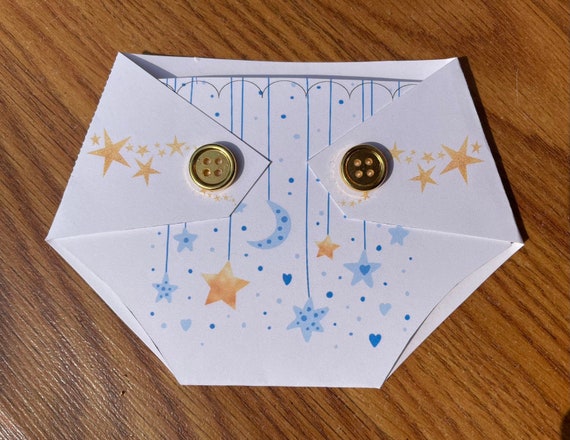 Baby Shower Prizes for Game Winners - Diaper Gift Card Holder Il_570xn