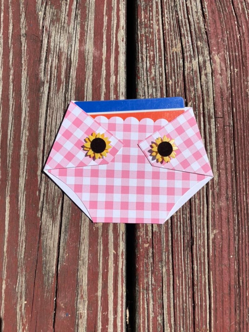 Baby Shower Game Prizes Diaper Shaped Gift Card Holder Farm Etsy