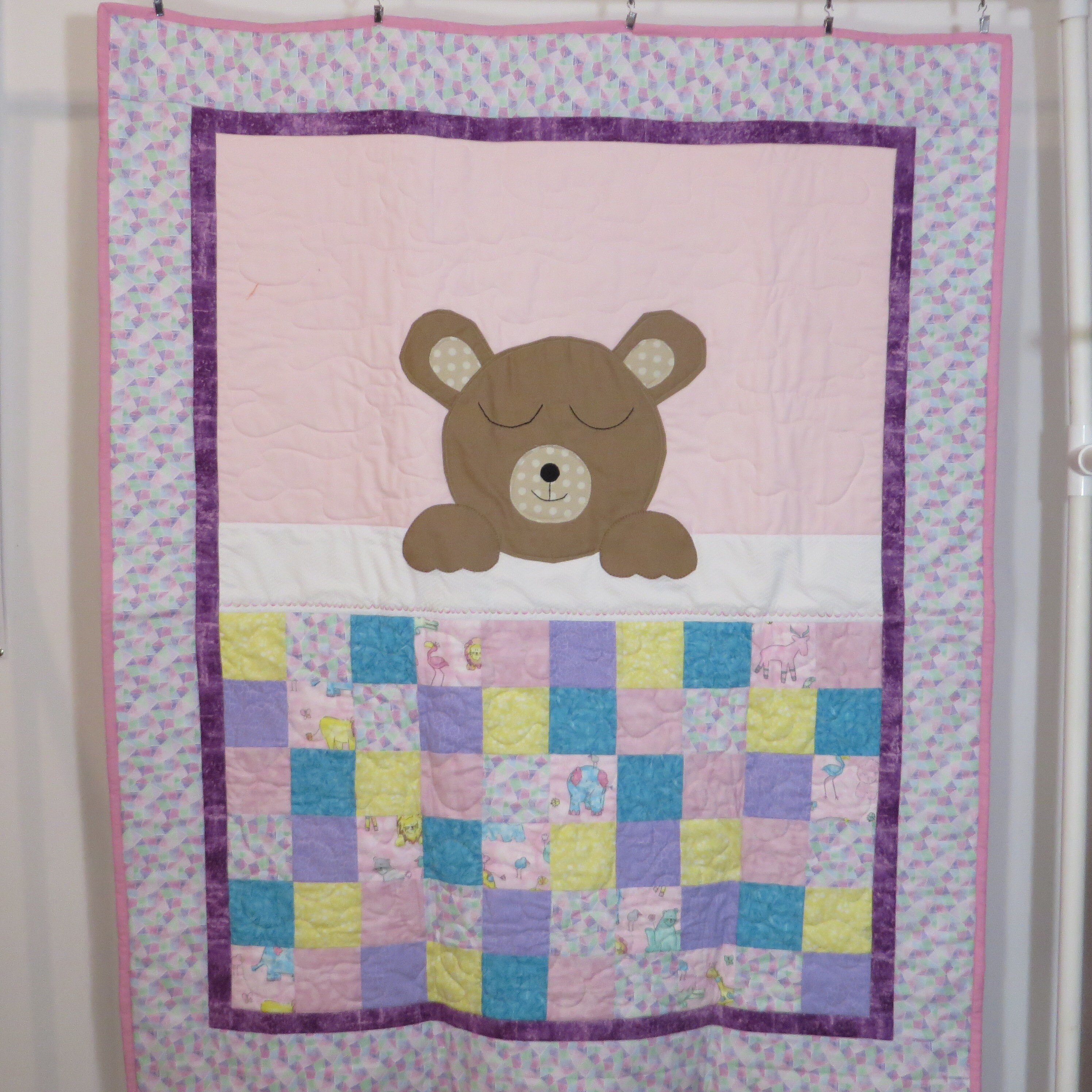 Teddy Bear Quilt - Etsy