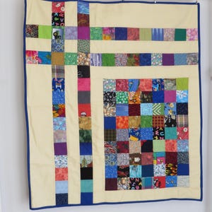 Bright Multicolored Patchwork Quilt