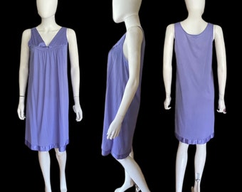 Vintage Vanity Fair Periwinkle Nightgown