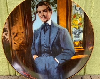 scarlett's green dress plate Gone With the Wind 