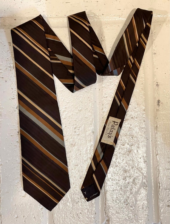 Vintage GIVENCHY Diagonal Striped Necktie