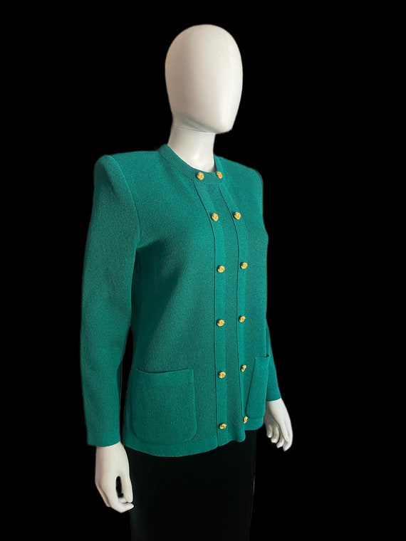 Vintage Kelly Green Knit Top by Castleberry New Y… - image 4