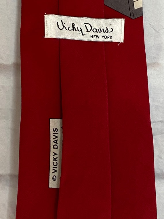 Vintage Old School Computer Novelty Tie Gem