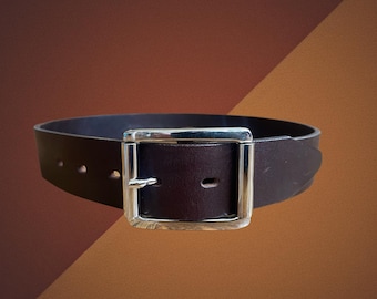 Ceinture en cuir marron Jessi Lee vintage