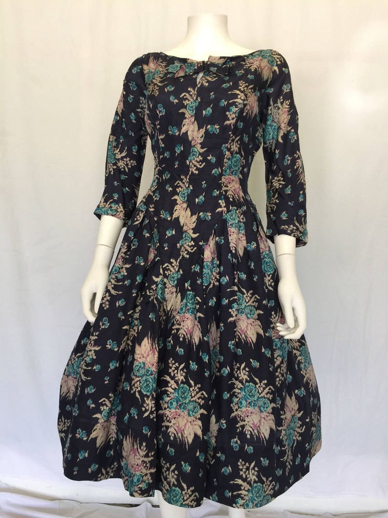 Vintage Johnny Herbert Original Mid Century Dress - Etsy