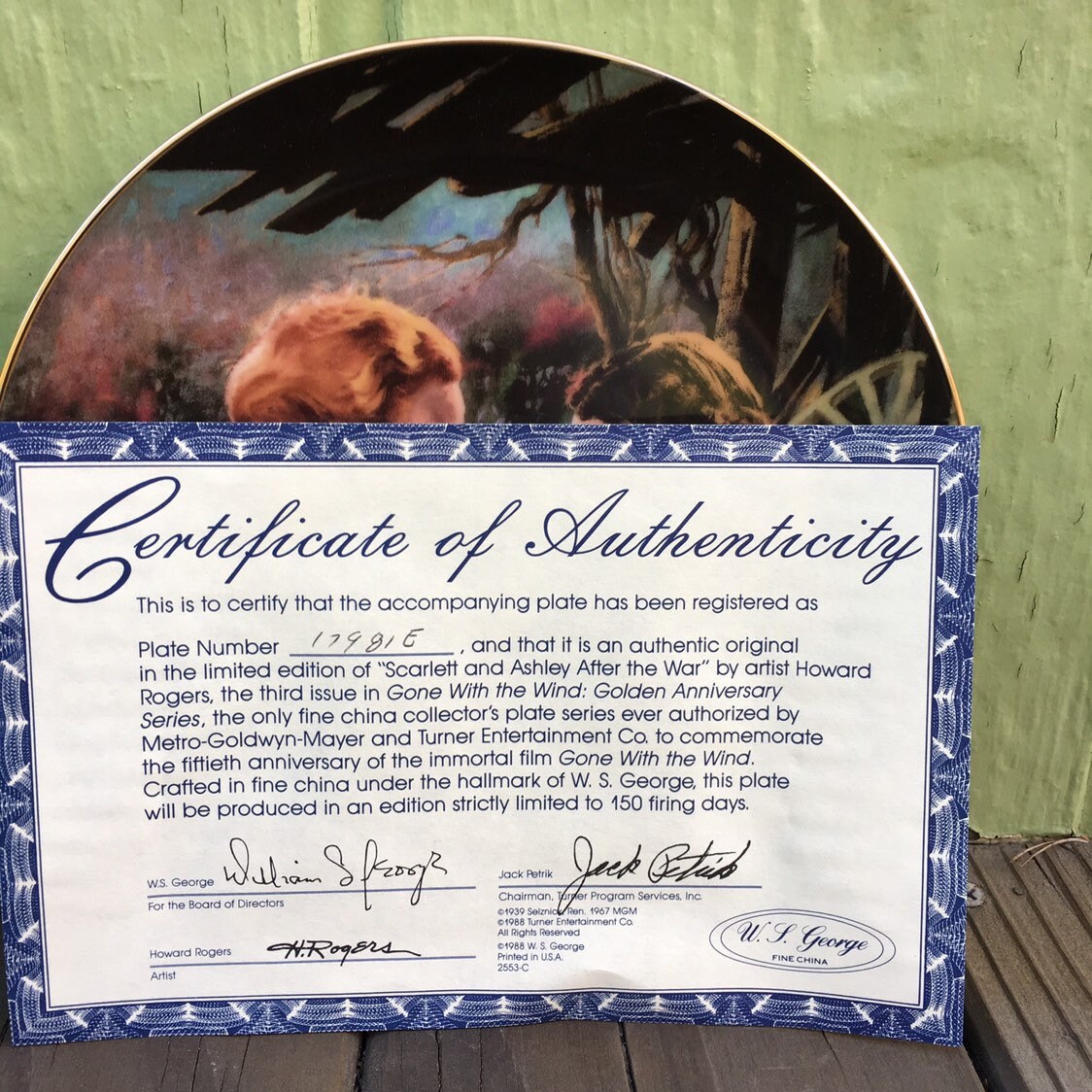 風と共に去りぬ』『戦後のスカーレットとアシュリー』コレクタブル