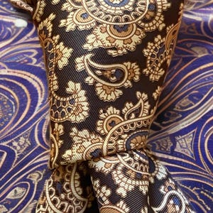 Vintage Don Loper Paisley Krawatte