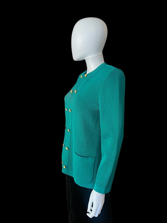 Vintage Kelly Green Knit Top by Castleberry New Y… - image 2