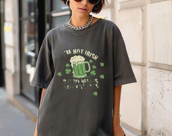 Funny St Patricks Day Beer Shirt, St Paddy's Drinking Tee, Shamrock Apparel