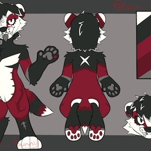 Furry Ref Sheets(read description)