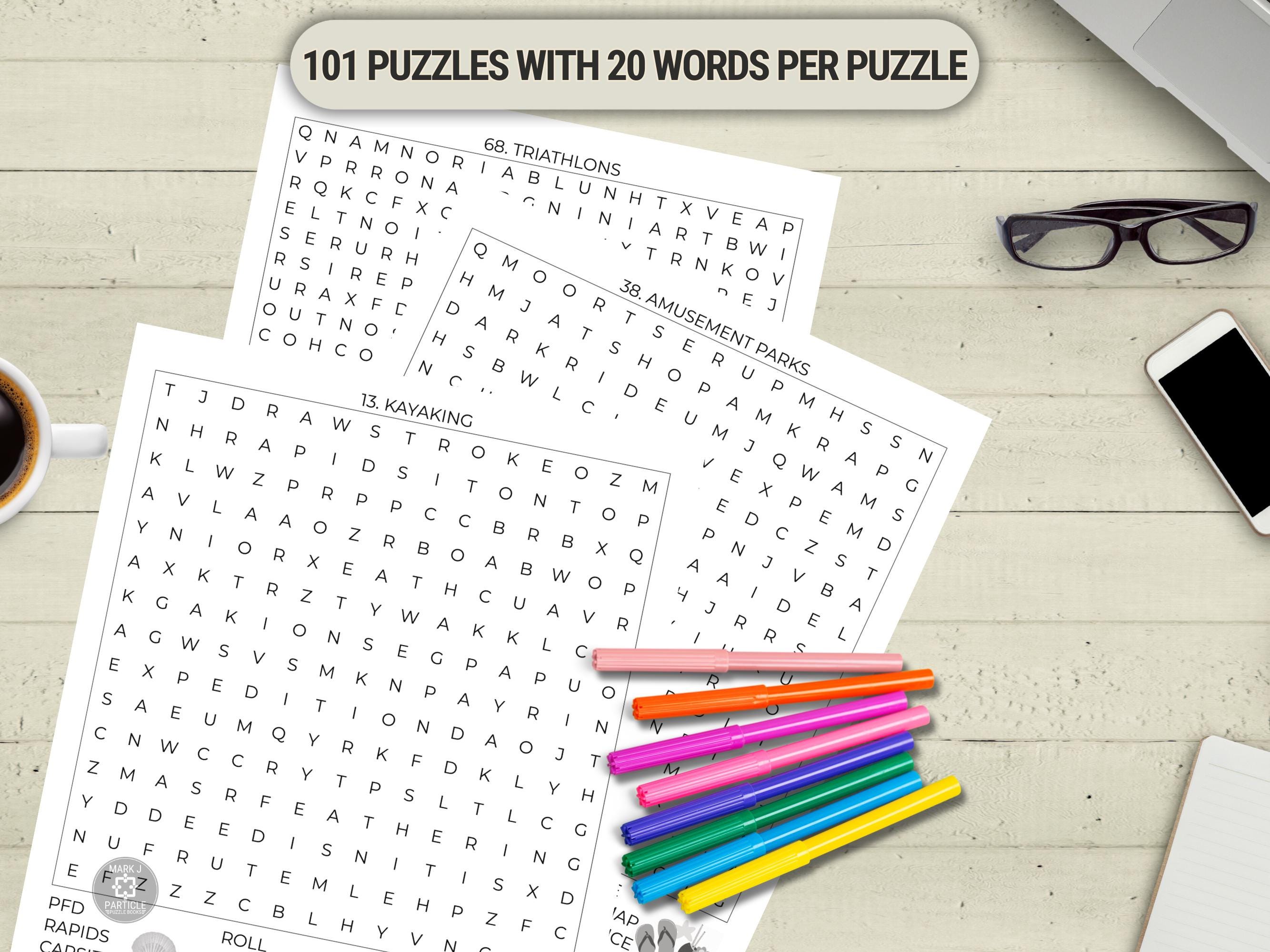 Summer Word Search Puzzle Book: 101 Summertime Activities (PDF Download ...