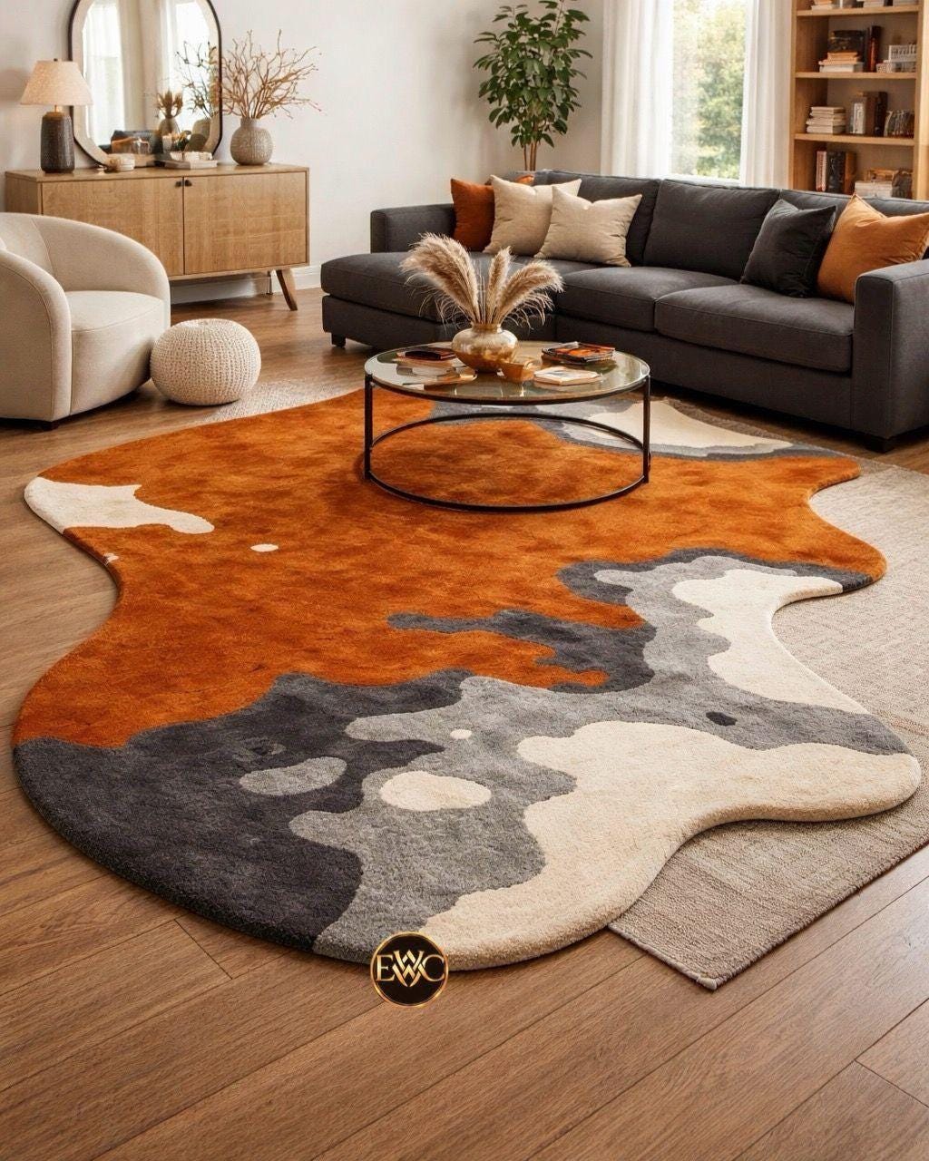 Large Graphic Rug - Etsy