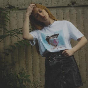 Bubblegum David T-Shirt - Klassisches Kunst Remix-T-Shirt, ästhetisches Unisex-Shirt