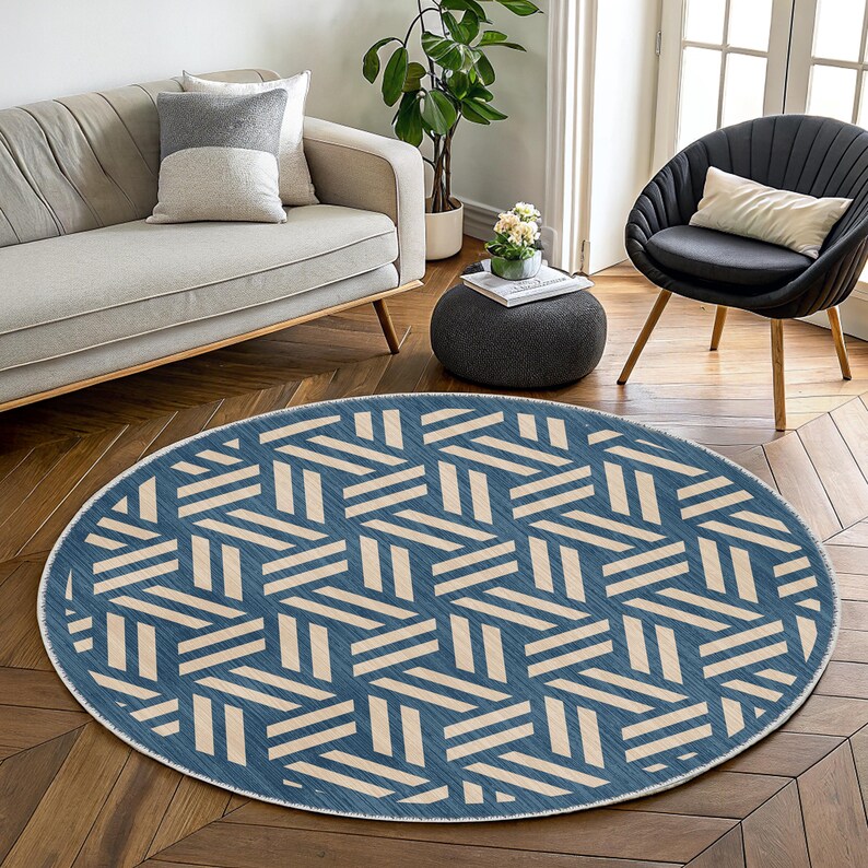 Pri Rugs Templete Editable Geometric Rug Template: Modern Red, Blue, Green Design (AI ...