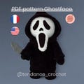 Pattern PDF crochet Ghostface Scream amigurumi FR - EN product logo