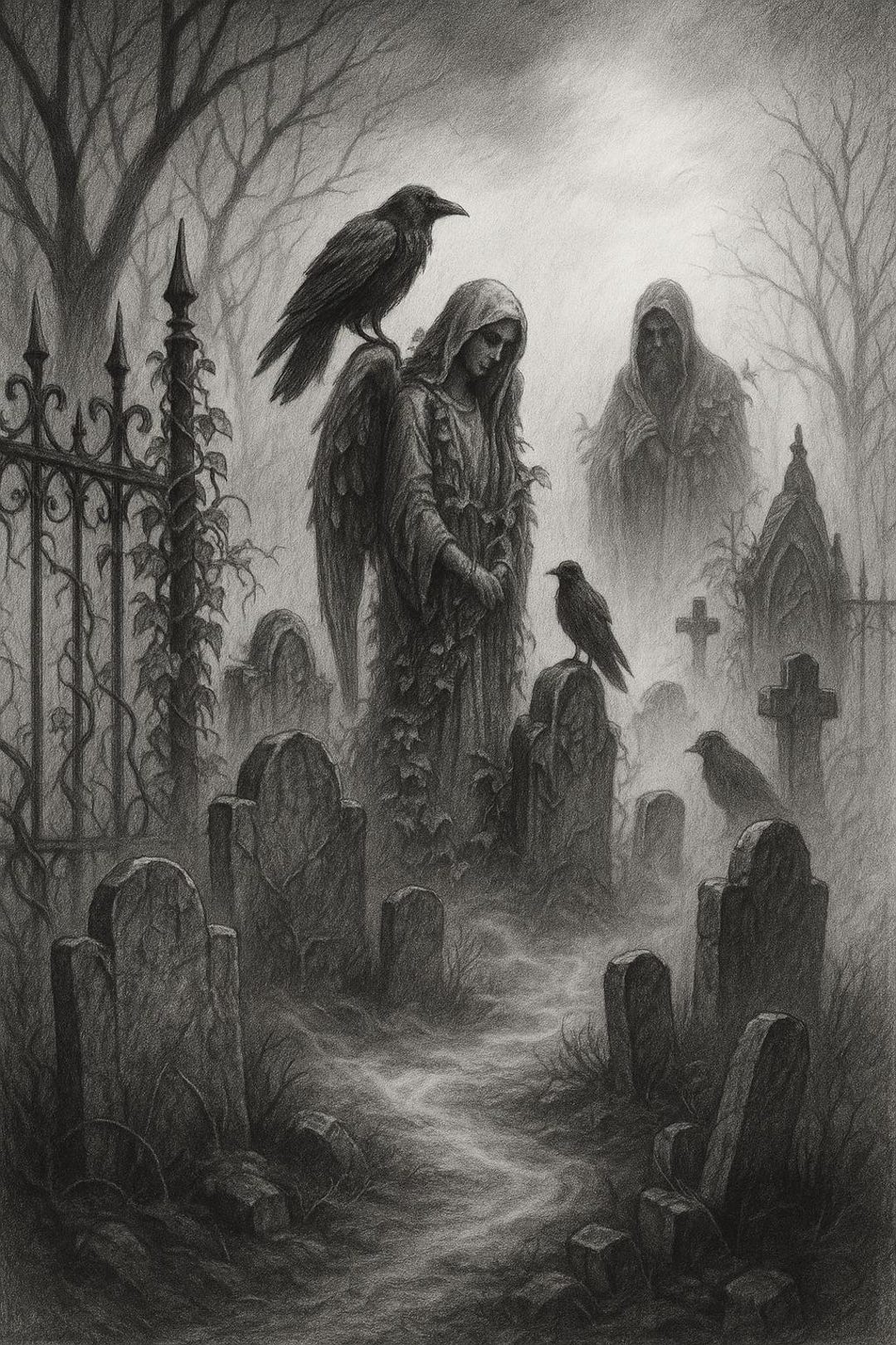 アールビバン　カカオランタン　版画　スカルムCEMETERY il_1080xN.7009786654_iiq5.jpg