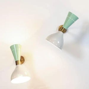 Handmade Brass Wall Sconce: Mid-Century Modern Adjustable Lighting