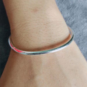 Sterling Silver Punjabi Kada Bangle Bracelet - Men&#39;s & Kid&#39;s Designer Jewelry