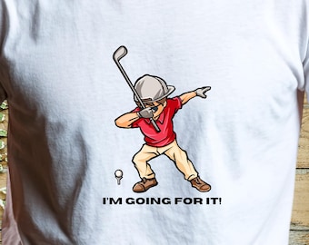 Funny Golf T-Shirt, Golfer Gift, Sports Enthusiast Cotton Tee