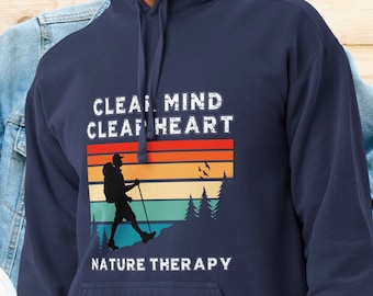 Hiking Nature Lover Hoodie, Comfort Colors Cotton Sweatshirt, Adventure Enthusiast