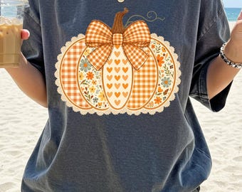 Farm Fresh Pumpkin PNG: Fall Thanksgiving Shirt Design (Digital Download)