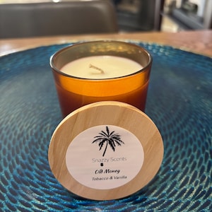 Old Money Tobacco & Vanilla Candle by Snazzy Scents