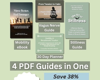 Mobility & Calm PDF Bundle: Vagus Nerve, Stillness, Breathwork (Instant Download)
