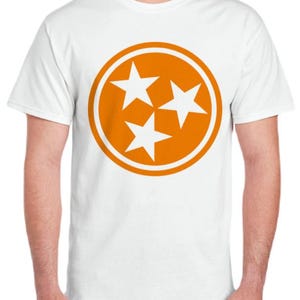 Tennessee Tristar T-Shirt: Orange Graphic Tee