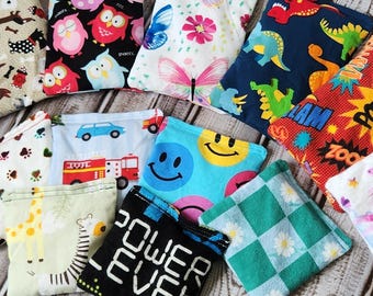 Kids Boo Boo Buddy Rice Pack: Reusable Hot Cold Compress, Flannel or Cotton