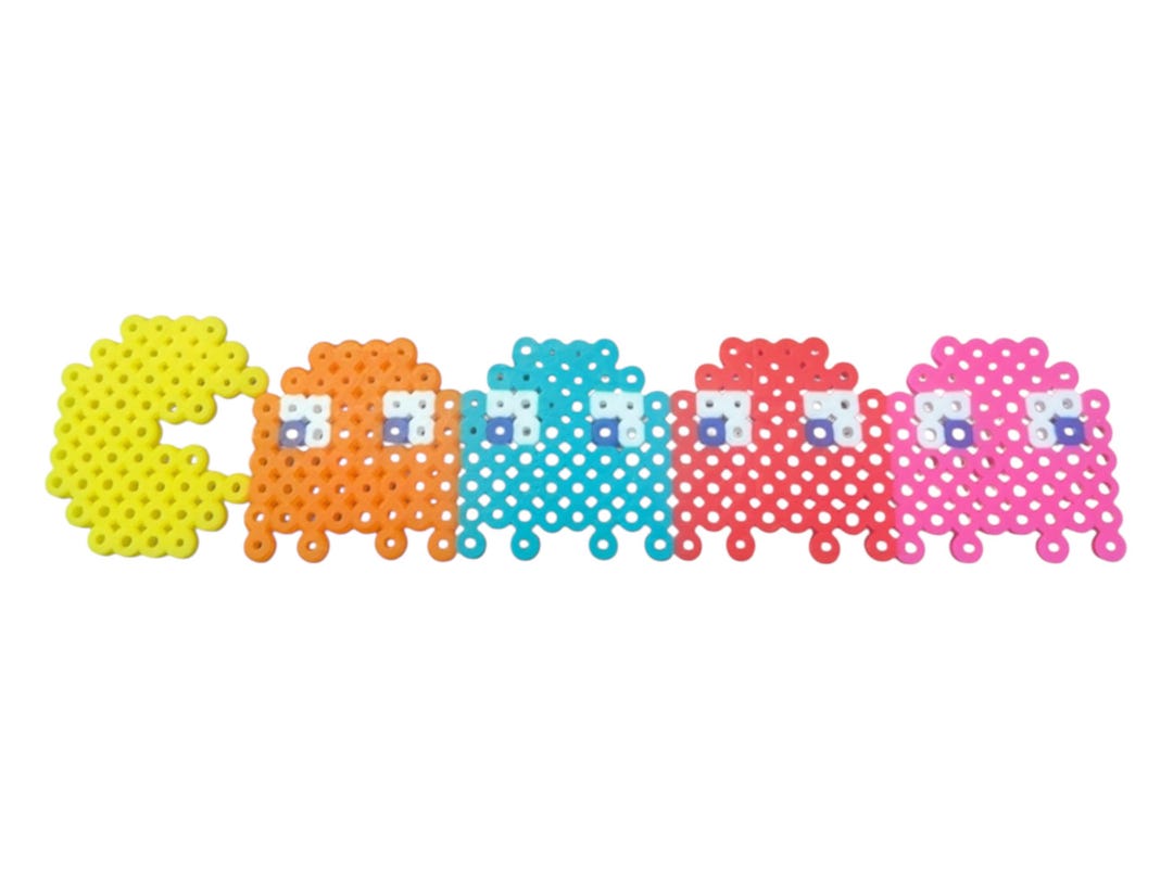 Pac-man Perler Beads - Etsy