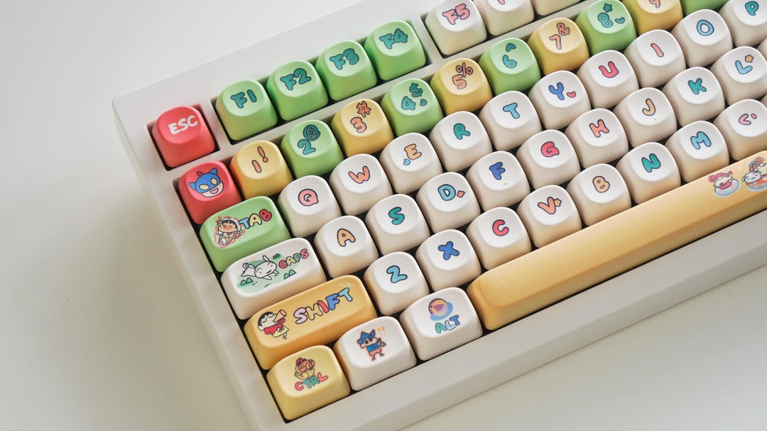 Shin Key Cap Shin Chan Keycap Set | PBT MOA Profile, 135-key Anime Keyboard - Etsy