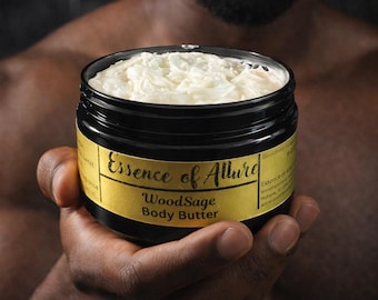 Manteca corporal WoodSage para hombres