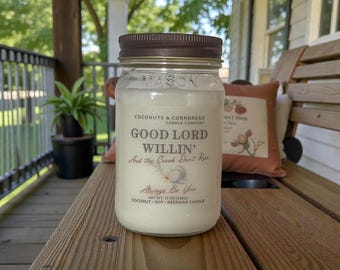 Vela con aroma a café, frases sureñas, cera de abejas y coco, tarro de 355 ml.