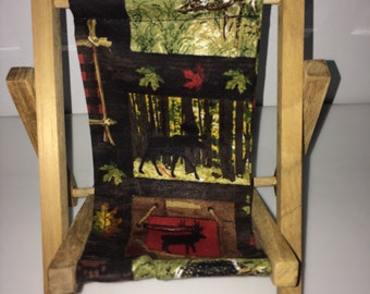 Outdoors Bear Moose Eagle Large Cell Phone Chair Mamakohawaii