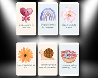 Printable Affirmation Cards: Mindfulness & Self-Care Quotes (PDF)